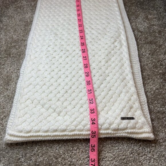 prAna Women's Viva Infinity Scarf Cream Knit One Size #226 - Picture 6 of 8